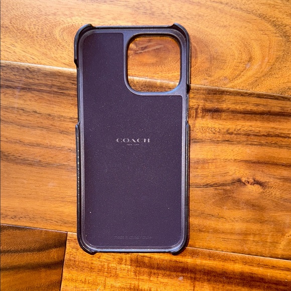 Coach Signature Brown IPhone 14 pro Max Phone Case - Picture 3 of 4